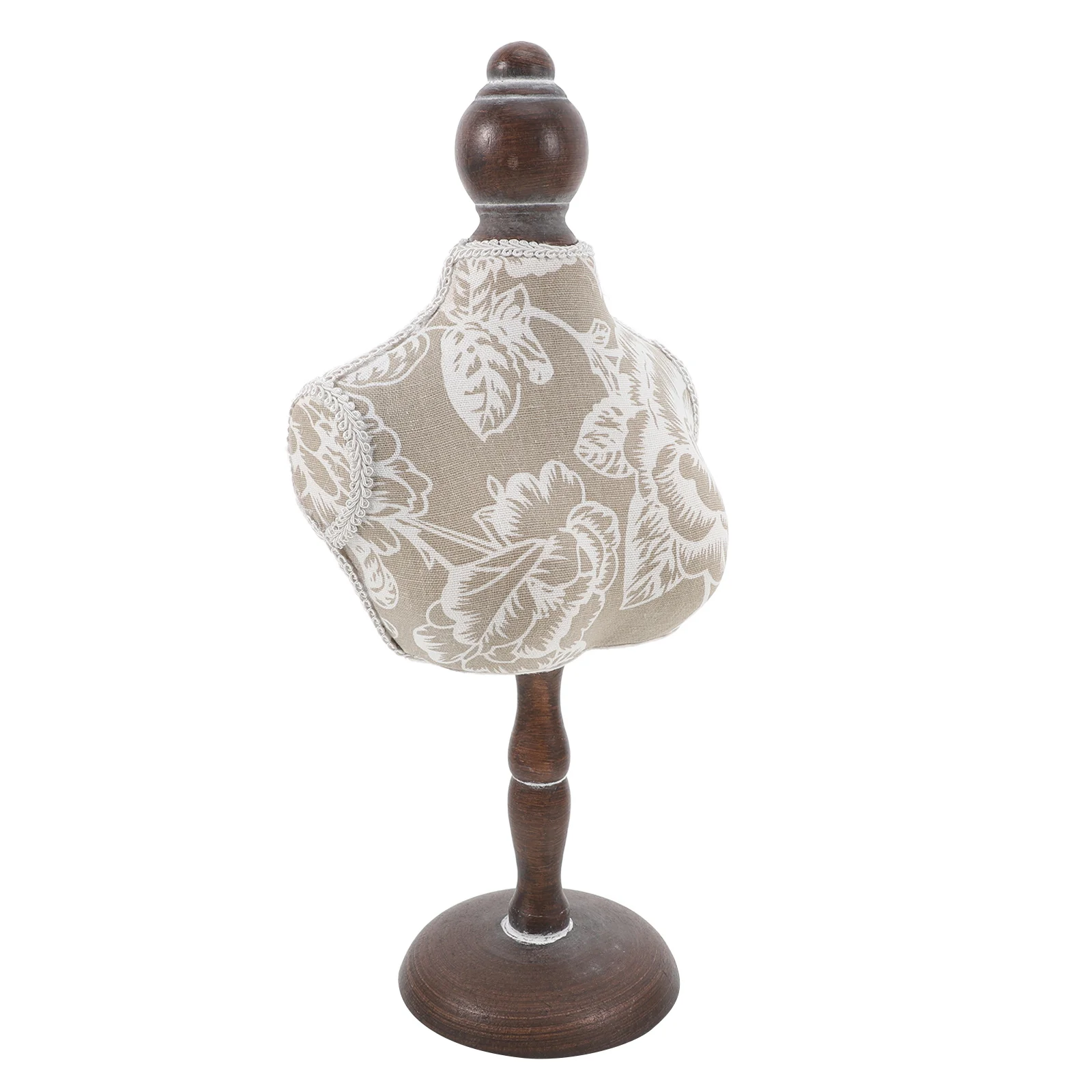 

Vintage Wooden Jewelry Display Stand Necklace Holder Mannequin Organizer for Store Display Jewelry Mannequin Necklace Holder