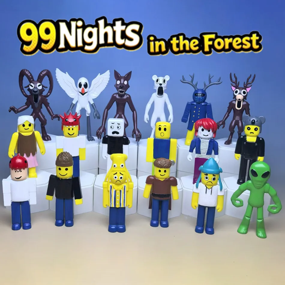 Caliente nuevo 99 noches en el bosque ciervo juego figura juguetes Animal muñeca ciervo juguete Fans regalos de cumpleaños juguetes para niños regalo de Halloween
