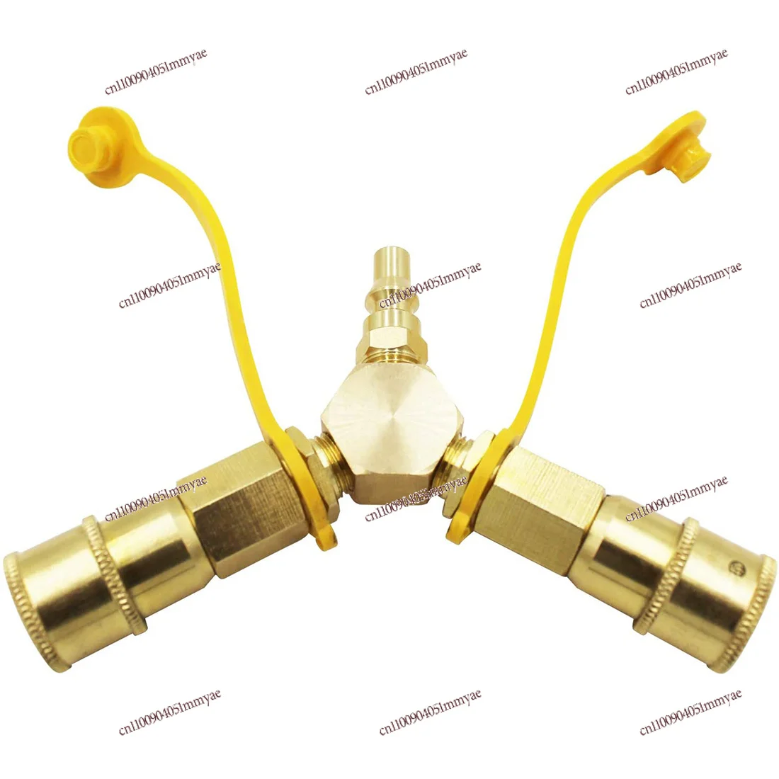 

Sale 1/4inch RV Propane Quick Connect Y Splitter Adapter for RV to Grill & Quick Connect Propane Hose Fittings Connector
