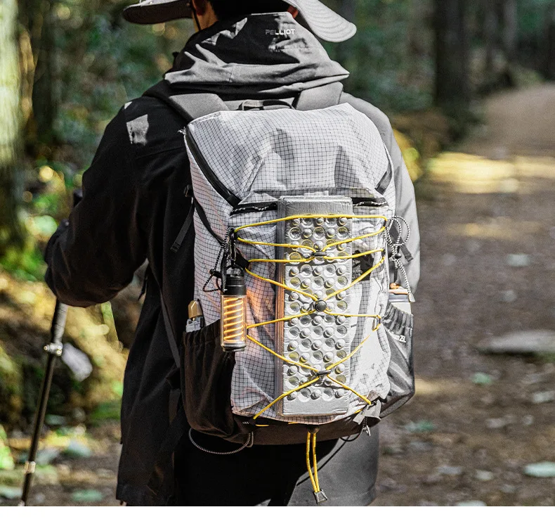 18-teiliges Outdoor-Rucksack DIY Elastisches Kordel-Set Bungee-Seil-Set Wanderrucksack-Modifikationssystem Erweiterungsgurte Zubehör – Detail 13