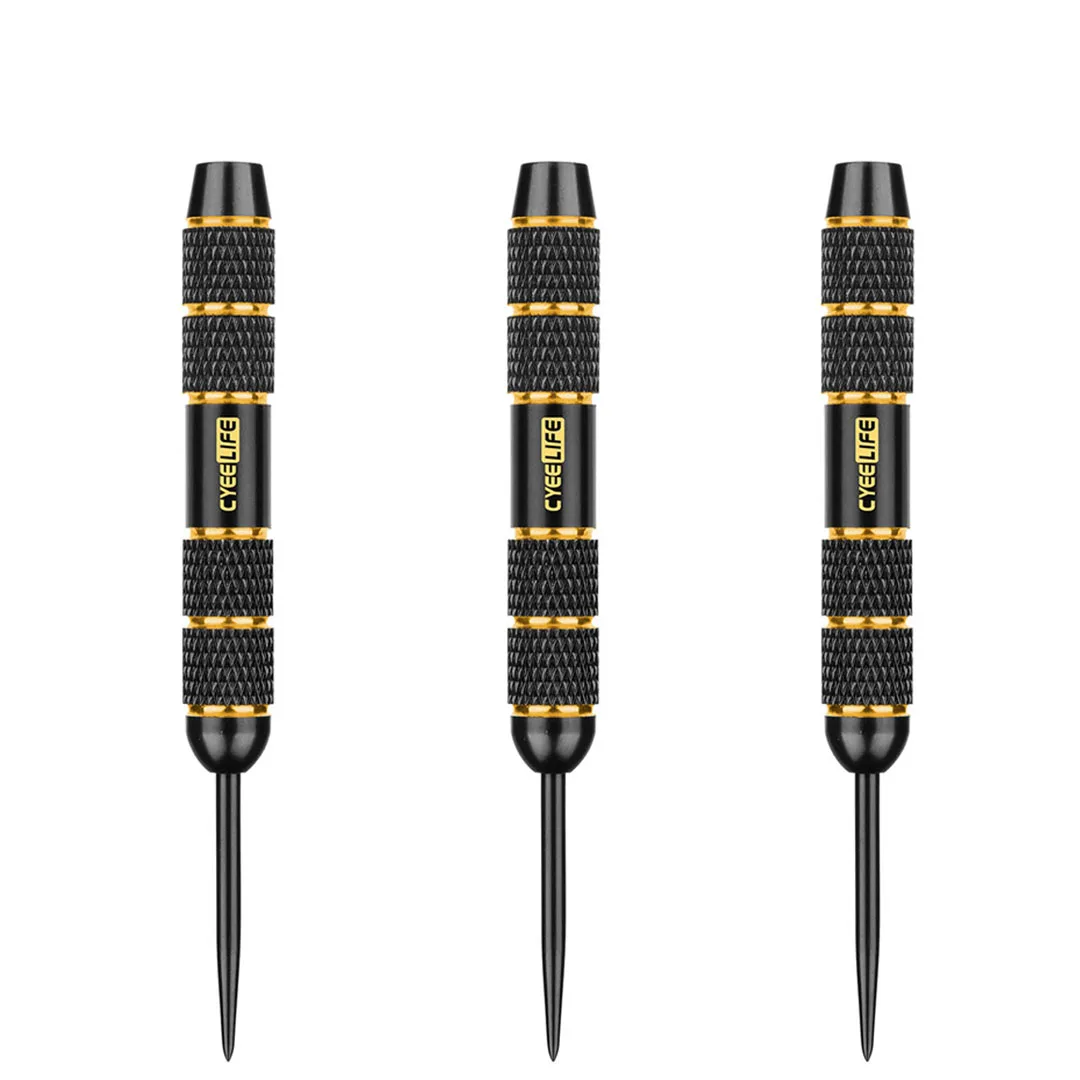 Cyeelife 3pcs 22g hochwertige Darts Nadel Standard Dart Zubehör vernickelt Silber Dart Barrel 4,5mm Gewinde durchmesser