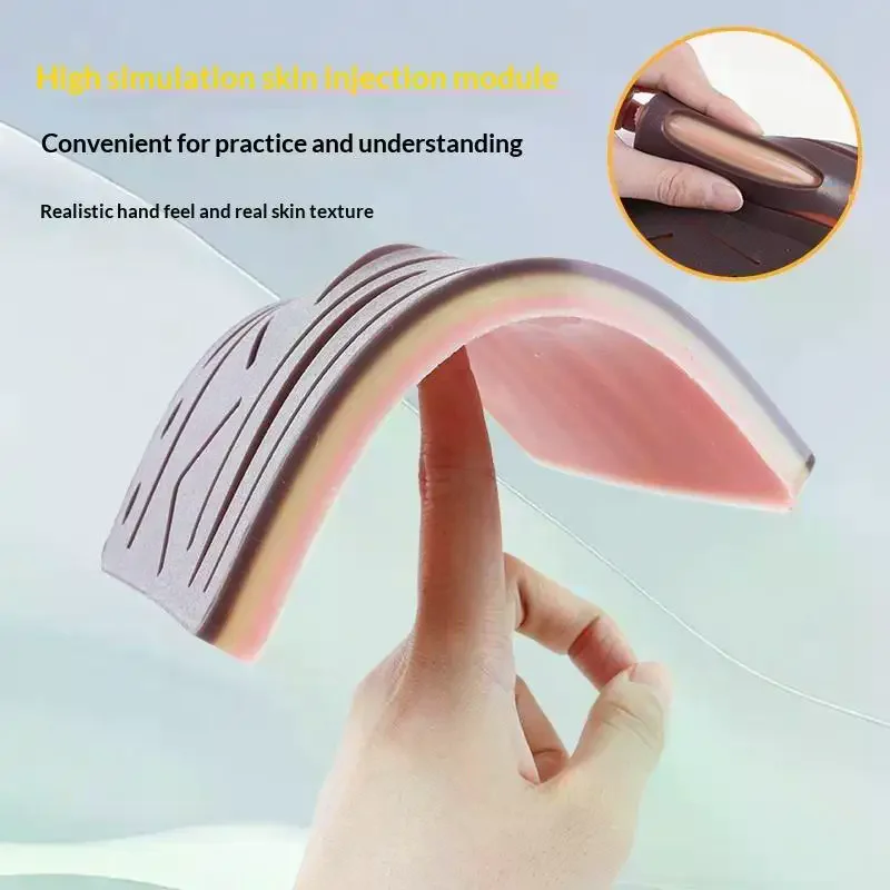 

Силиконовая подушечка для кожи, тренировочная швная рана, хирургическая рана для хирурга, медицинская практика, тренировка травматического шва, использование кожи