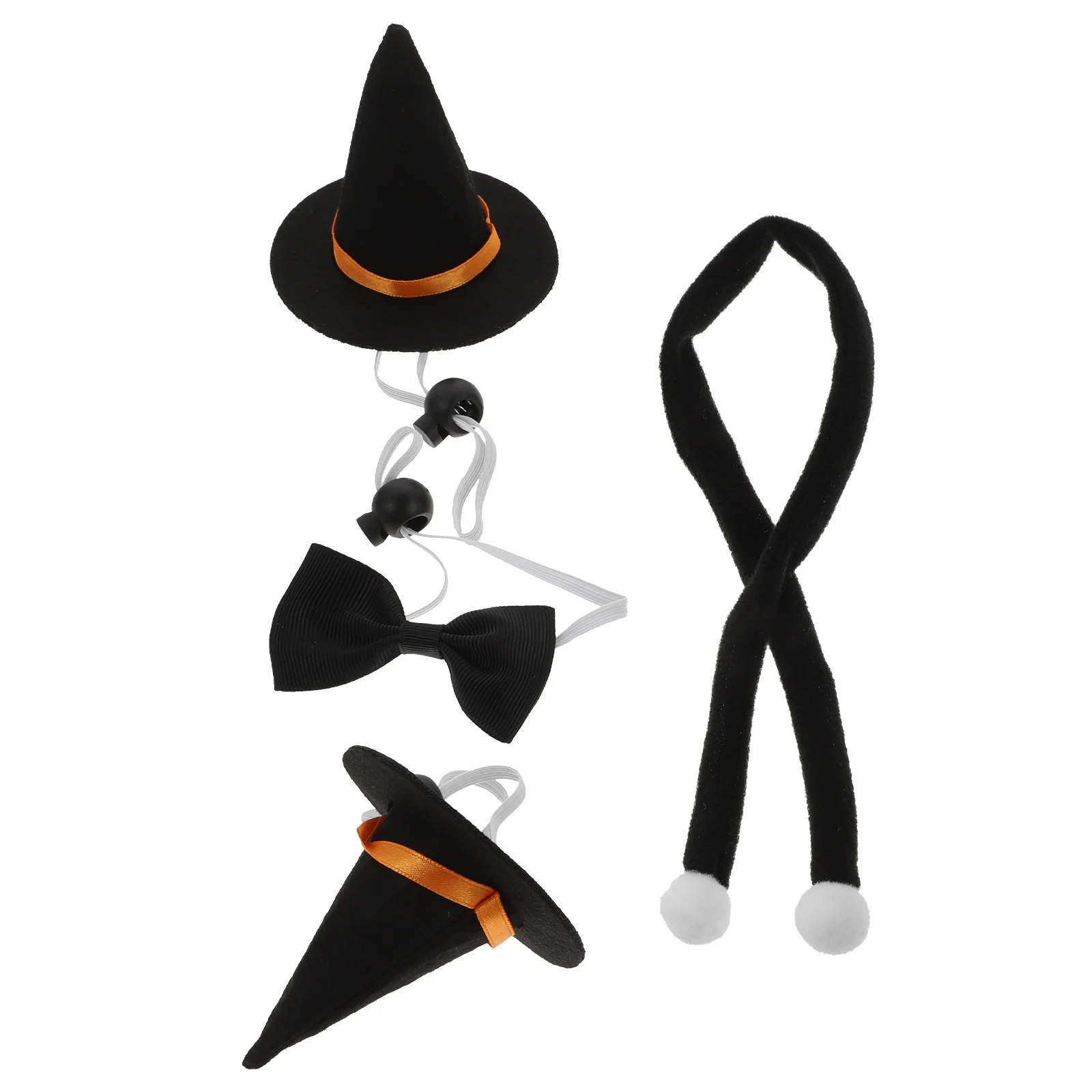 

Witch Hat for Pets Lightweight Halloween Party Hats Elastic Design Perfect for Dog Cat Decorative Photo Props Scarf Costume