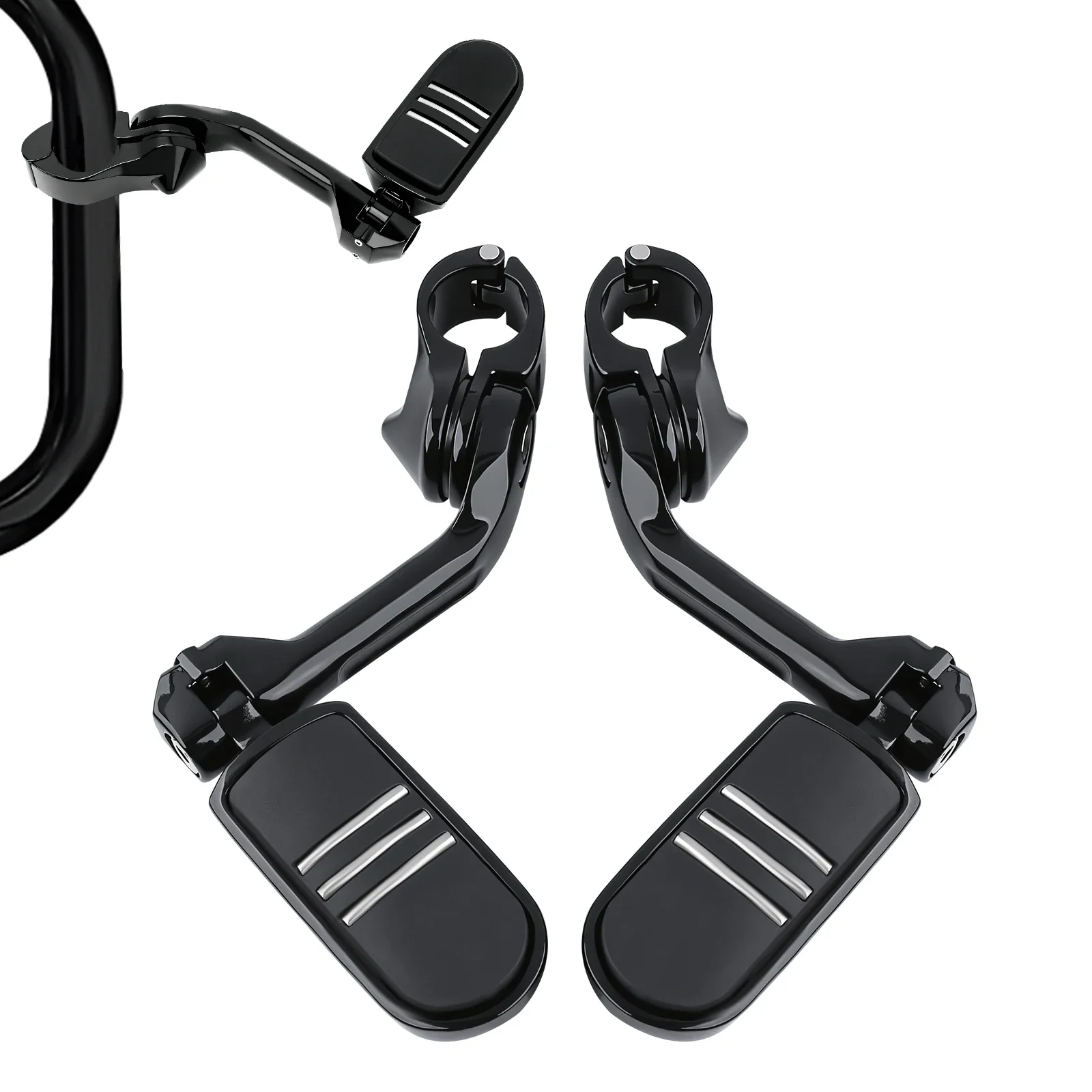 

HAOLIDE 1-1/4 "защита двигателя, подножки для мотоцикла, подставка для ног 32 мм для Sportster 1200 883 Softail Road King Street Glide