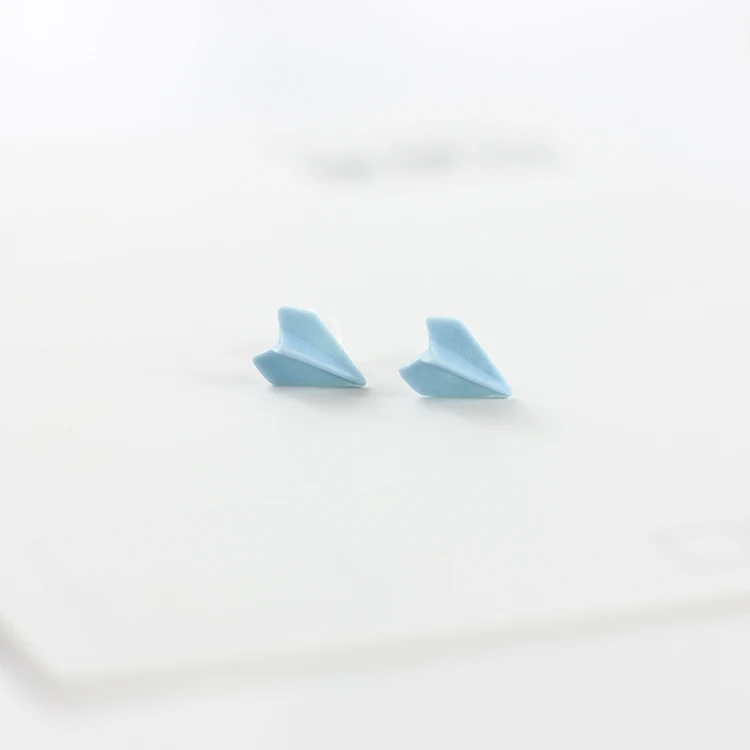 handmade ceramic creative fashion earrings small fresh female Japanese ceramic ear jewelry #1180