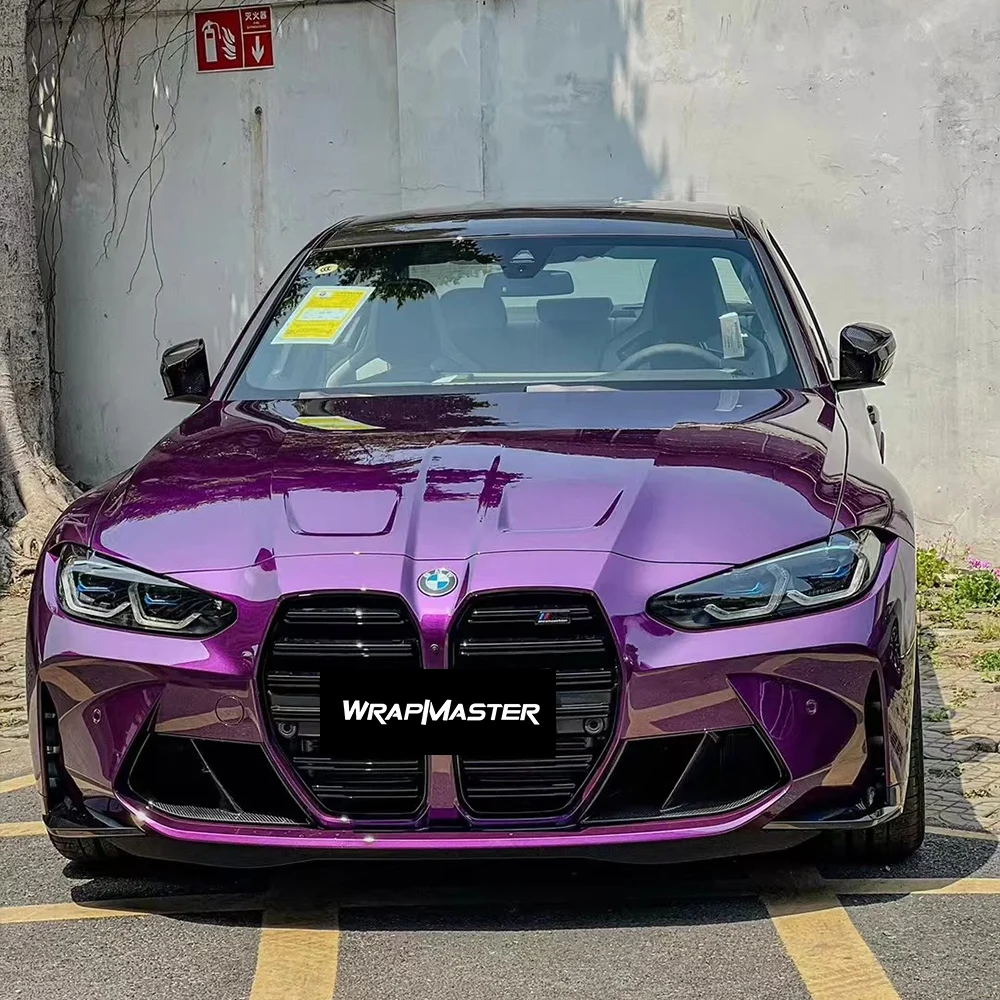 Wrapmaster High-Grade Gloss Metallic Pet Twilight Purple Vehicle Wrap - 5M/10M/17M Pricing Options Available