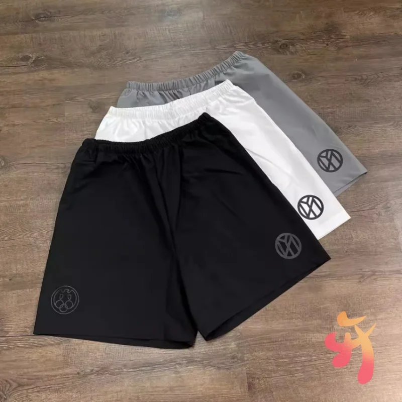 الصيف كاني جوشا السراويل النايلون التجفيف السريع فضفاض مستقيم عادية فارغة مقاوم للماء شارع العليا الرجال النساء اقتصاص السراويل