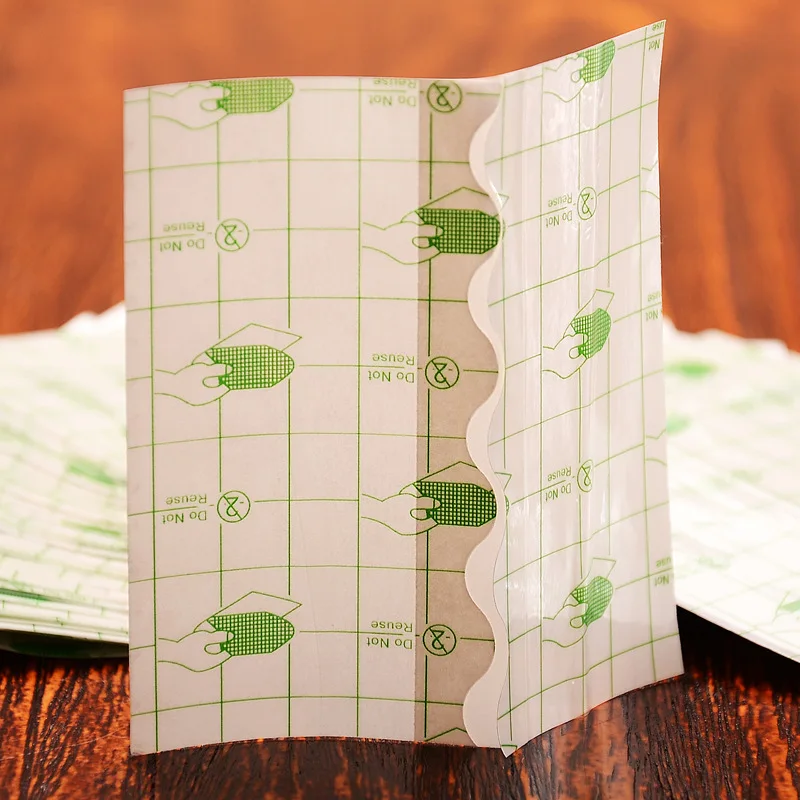 

100pcs Waterproof Tattoo Protective Healing Film For Skin Aftercare Bandage Transparent Medical Tattoo Repair PU Film Tape