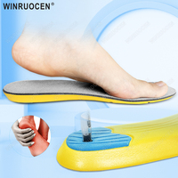 High Elastic Insole Memory Foam Mezzanine Absorb Sweat Deodorant Sports Insole Comfortable Foot Care Tool Inserts Cushion Unisex