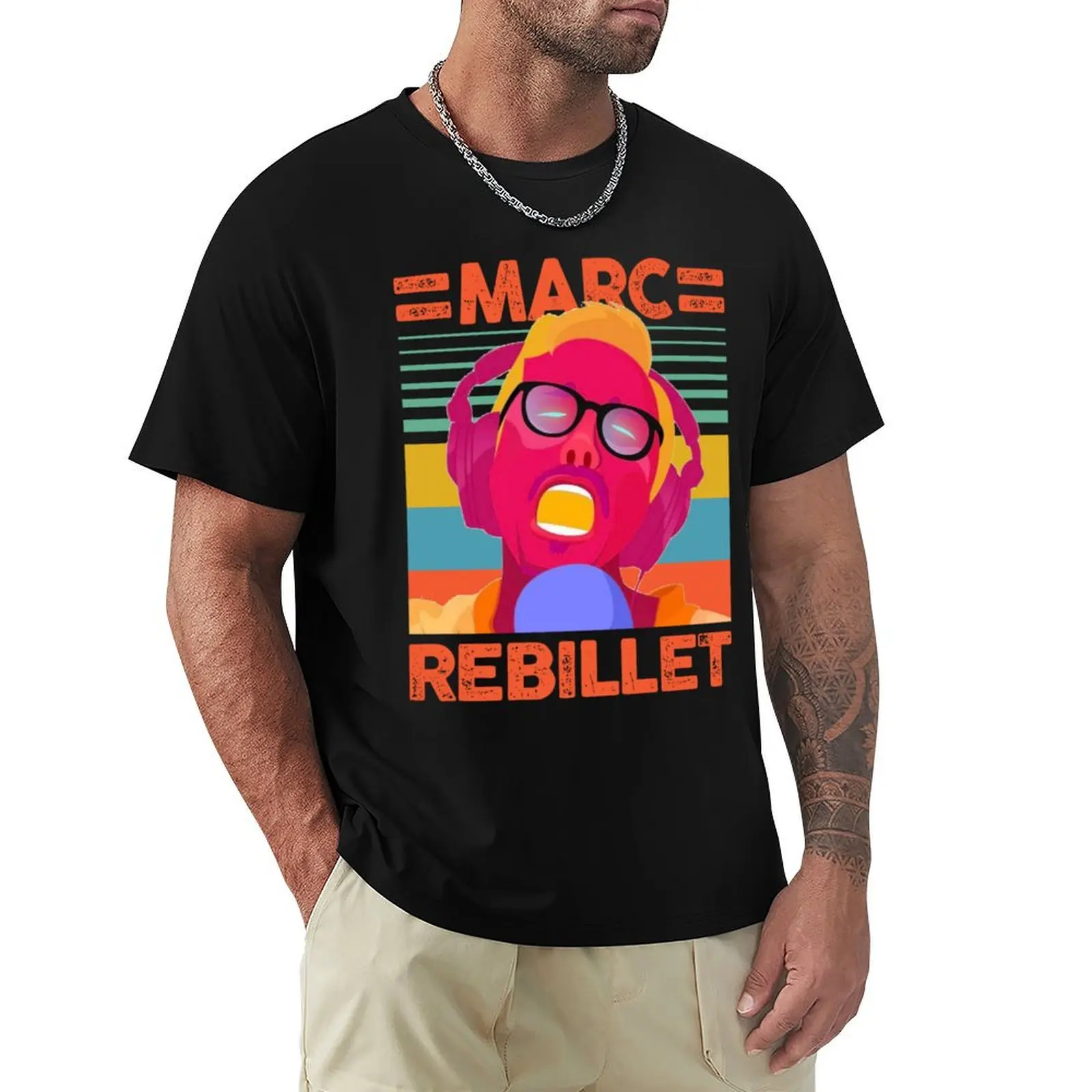 FLAMINGO MARC REBILLET T-Shirt Festival Party Tee Top