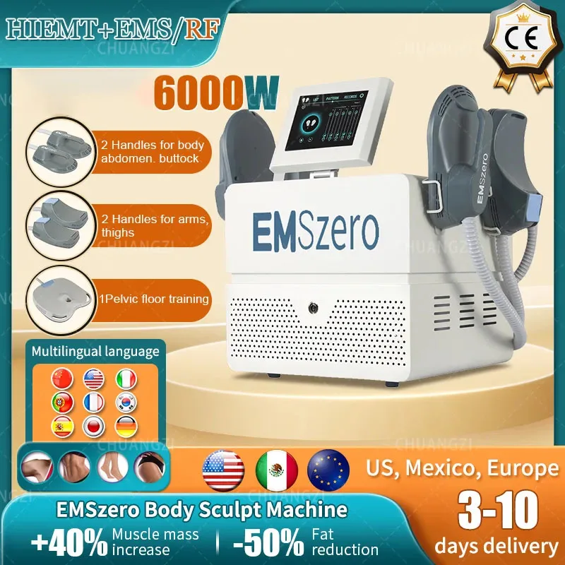 

EMS 6500W DLS-EMSlim Muscle Stimulate EMSzero Neo Fat Removal Body Slimming Butt Build Sculpt Machine Weight Lose for Salon