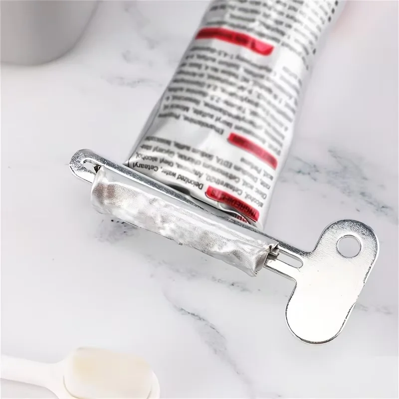 1Pc Manual Toothpaste Tube Squeezer, Portable Toothpaste Dispenser Roller, Easy Use Bathroom Tube Wringer for Cosmetic Cream Pai