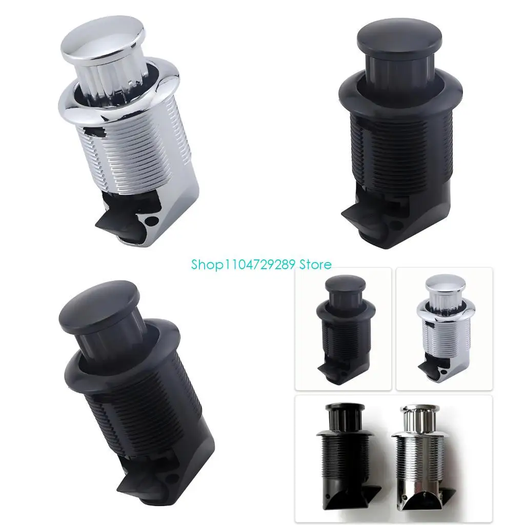 D8KE Push Button Latches For Campers Storage Compartments Zinc Alloy Construction