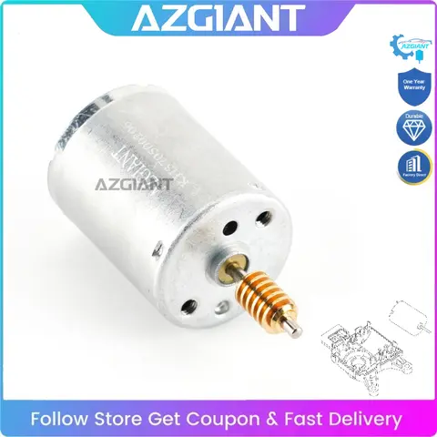 AZGIANT Air Flap Motor Heater Actuator Motor RF-370CB-10750 for 2016-2021 VW Tiguan DC 12V SMALL ENGINE OEM Brand New Auto Parts