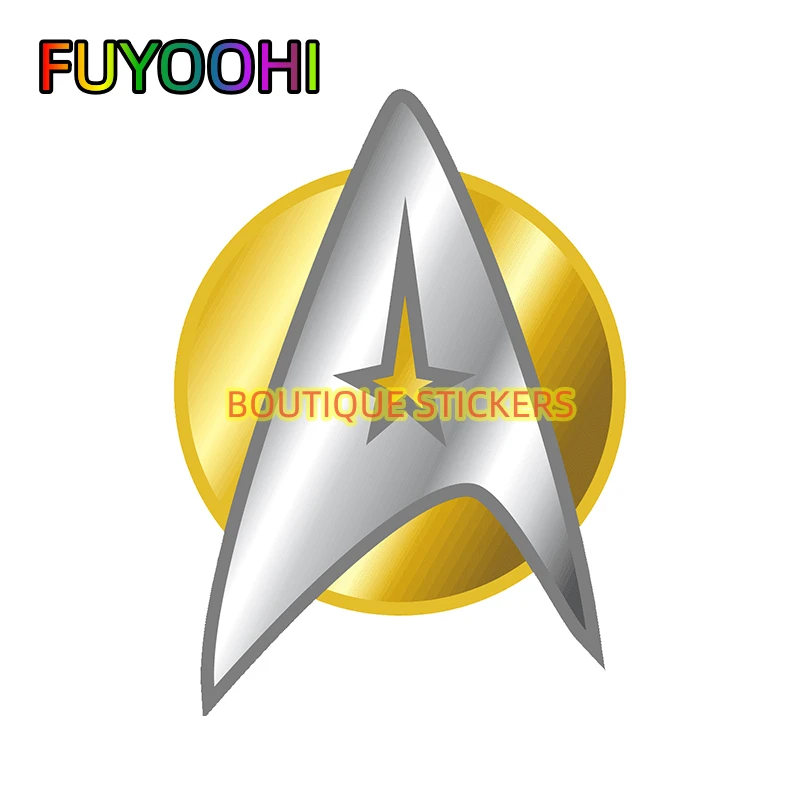 FUYOOHI Boutique Decals Exterior Accessories Star Trek Motorcycle Auto Car Bumper Window Decal Sticker Suitable for SUV Vehicle view 2