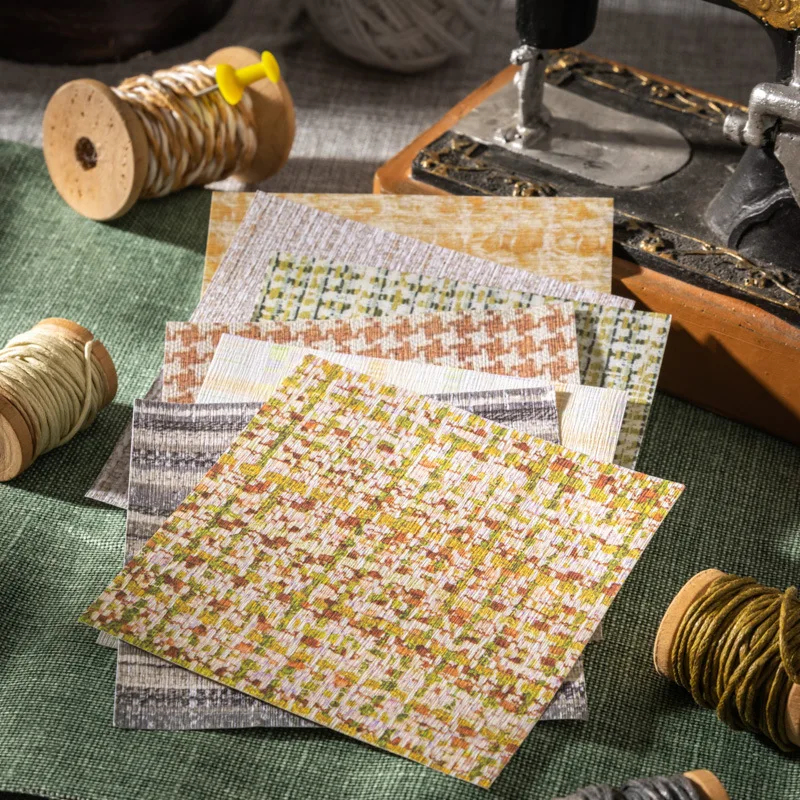 

20 шт./лот, блокноты, материал, бумага, ароматический ветер, плетение мечты, мусорный журнал, карты для скрапбукинга, ретро-фон, декоративная бумага