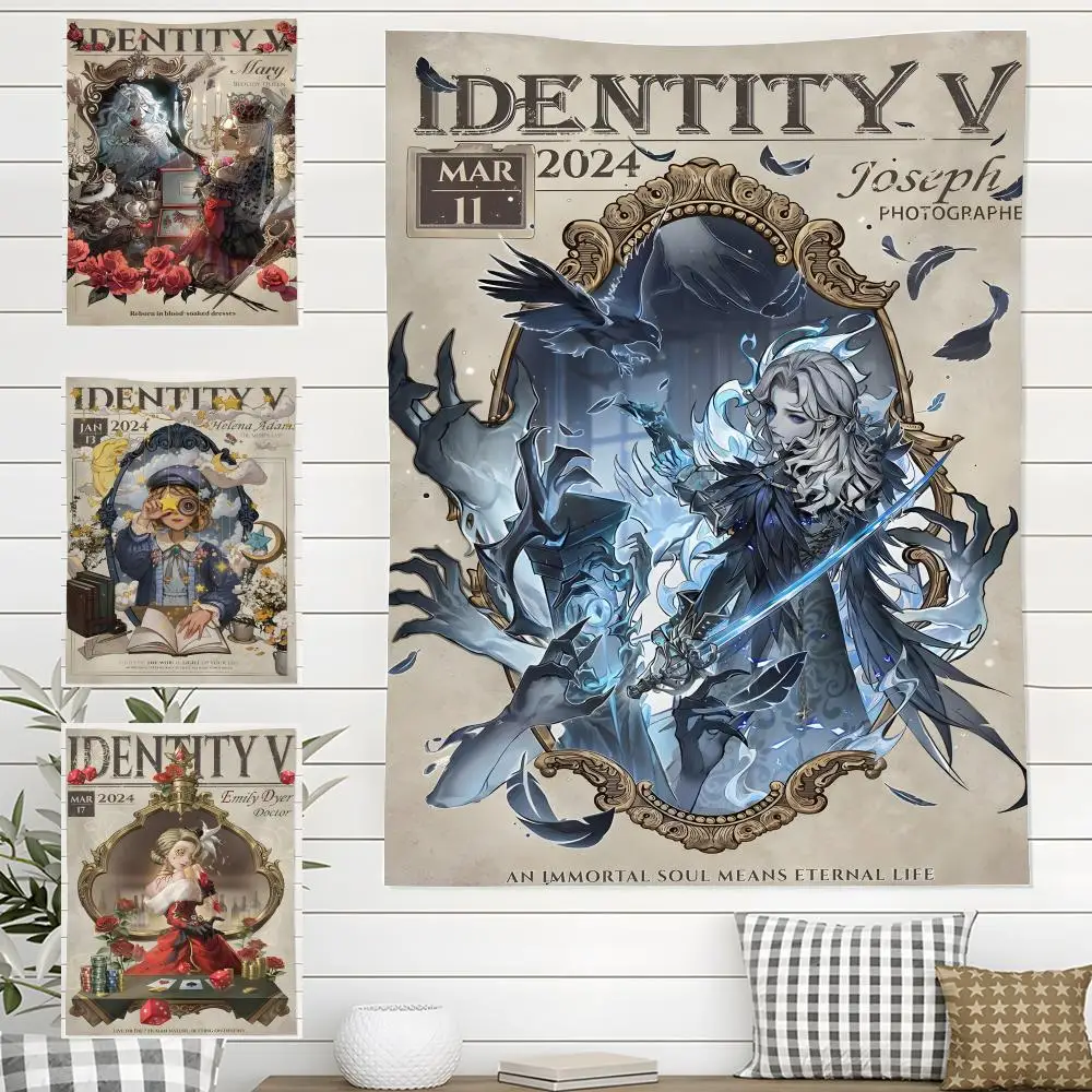 Video Game I-ldentity V Tapestry For Indoor Outdoor Living Room Bedroom Patio Durable Versatile Decor All Weather Use