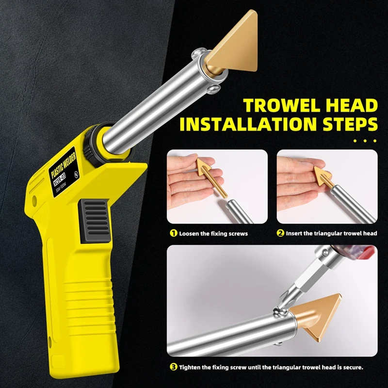 ABPP-100W-30W Plastic Welding Kit Plastic Welder Soldering Iron Kit For Car Bumper Bumper,Dashboard, With Accessories