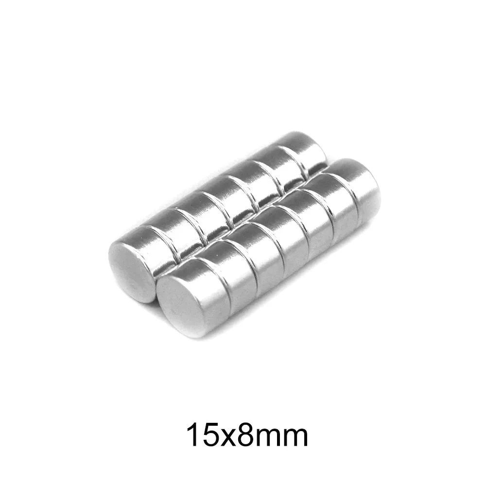 N35 15x4 15x5 15x6 15X8 Magnetic Superpower  Neodymiumthere Layer Rare Earth  Magnets Nickle Coating Search Magnetic Fridge DIY