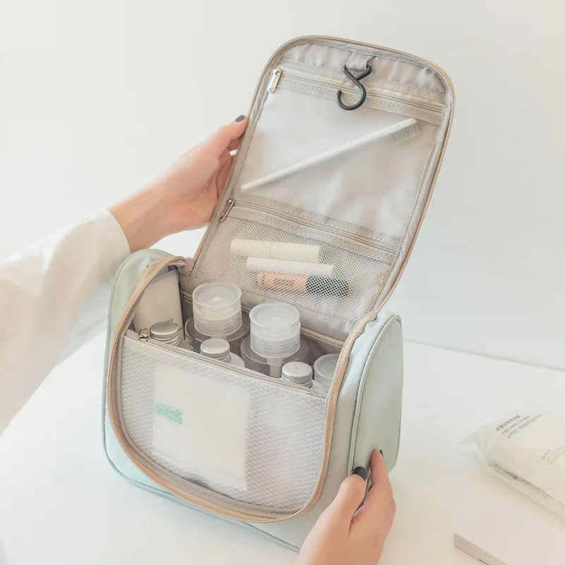 Hook Bag with Portable Large-capacity Hook Toilet Bag, Convenient Waterproof Cosmetic Bag