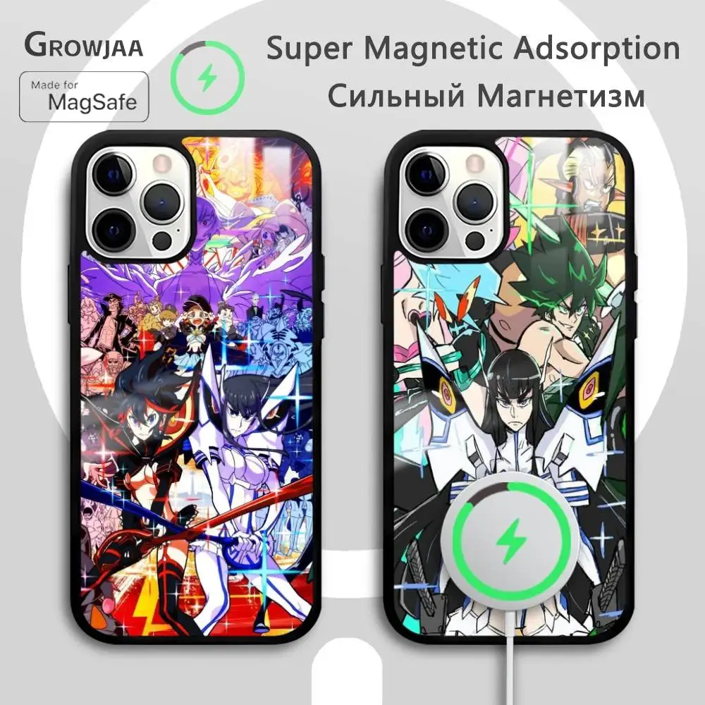 

K-KILL La KILL Ryuko Matoi Phone Case For IPhone 16 15 14 13 12 11 Pro Max Plus Mini Magsafe Mirror Wireless Magnetic Funda