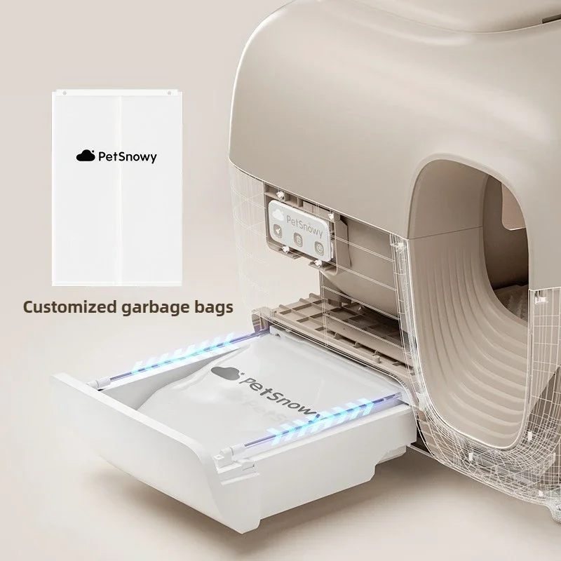 PetSnowy Accessories Cats Litter Box Garbage Bag Aromatherapy Tablets Feeder Desiccant Pet Housebreaking Products Supplies view 2