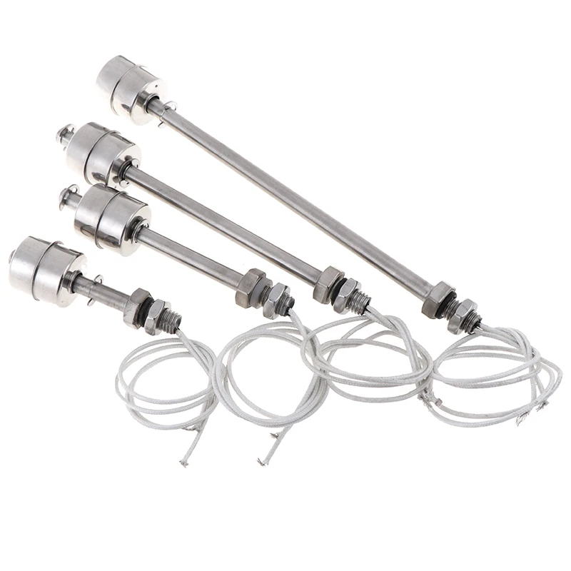 65/100/150/200mm Stainless Steel Float Switch Tank Liquid Water Level Sensor Double Ball Float Switch Tank Pool Flow Sensors
