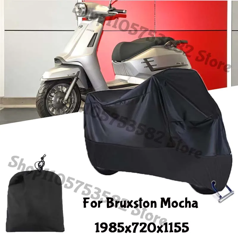 Motorcycle Full Covers For Bruxston Mocha Car Outdoors Sun Protection Dust No Ear Thickened Oxford Clothcover Accessories
