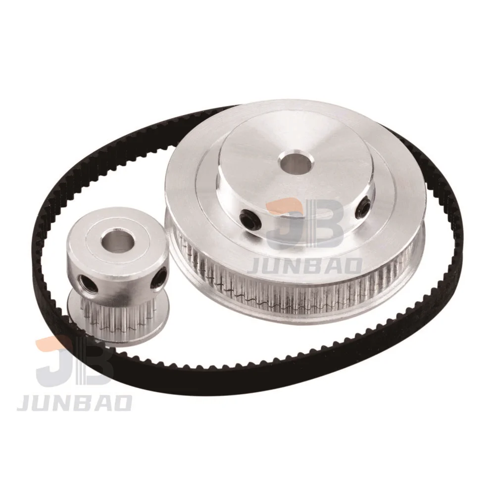 2GT 20T 60 Tooth Synchronous pulley and Timing Belt width 15MM Belt length 180 200 220 280 300 400 500 600 1000 3D Printer Parts