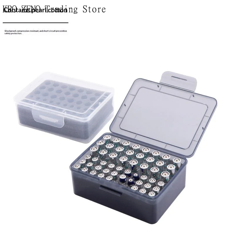 1Pcs Home Garage Drawer Organization Container Dispenser AA AAA Battery Storage Organizer Box Holder Case For 54 Cells