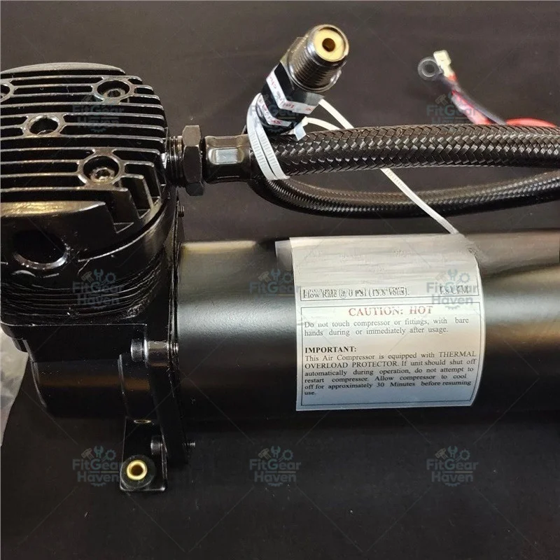 12V car air pump, air compressor car chassis suspension tire inflation