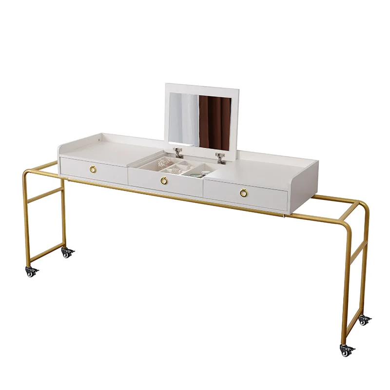

Retractable across the bed table, dresser integrated, bedroom bedside, mobile desk