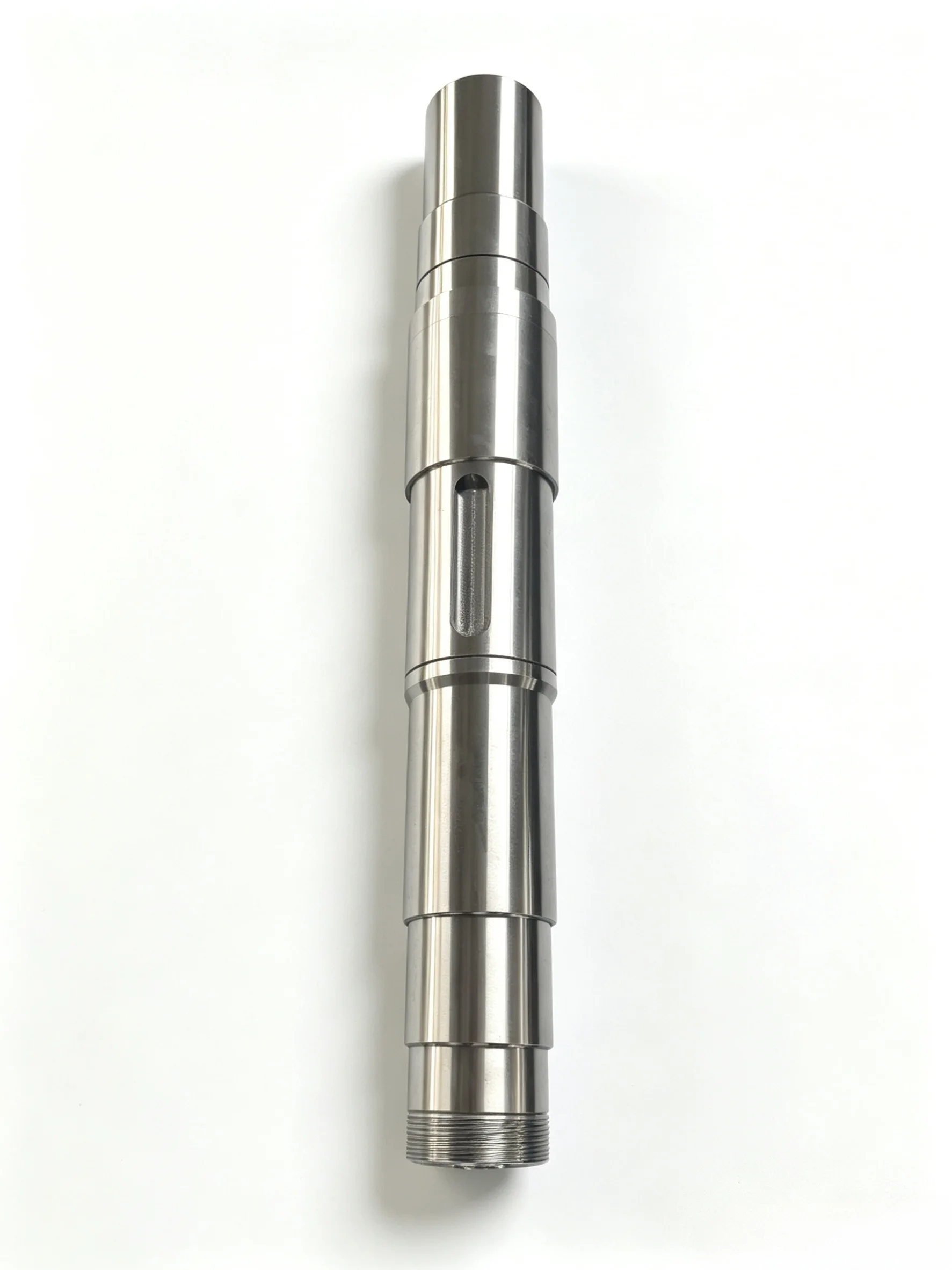 Customized CNC Machining of Non-standard Stainless Steel Step Shaft Parts with Precision and Keyway Step Shafts