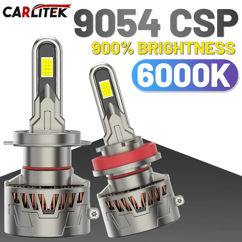

CARLitek H4 Светодиодные фары без ошибок K5C H7 880 881 H11 H8 H1 HB3 HB4 9005 9006 9012 HIR2 30 шт. 9054 CSP Светодиодные противотуманные фары CANBUS