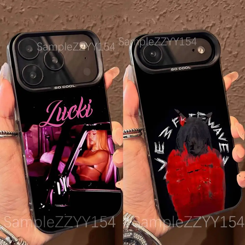 

Lucki Free Mr Banks Phone Case For iPhone 17,16,15,14,13,12,X,8,Pro,Max,Plus,E,SE4,Air,Mini Black IMD Matte