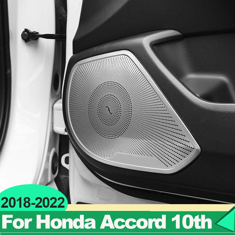 For Honda Accord X 10th 2018 2019 2020 2021 2022 Hybrid Car Door Speaker Audio Trumpet Tweeter Horn  Front reading light frame