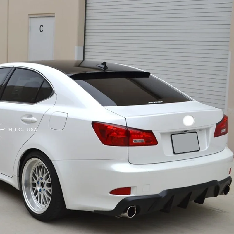 High quality ABS rear tailbox spoiler rear windshield wing visor for Lexus IS IS250 IS300 IS350 2007-2013 car styling