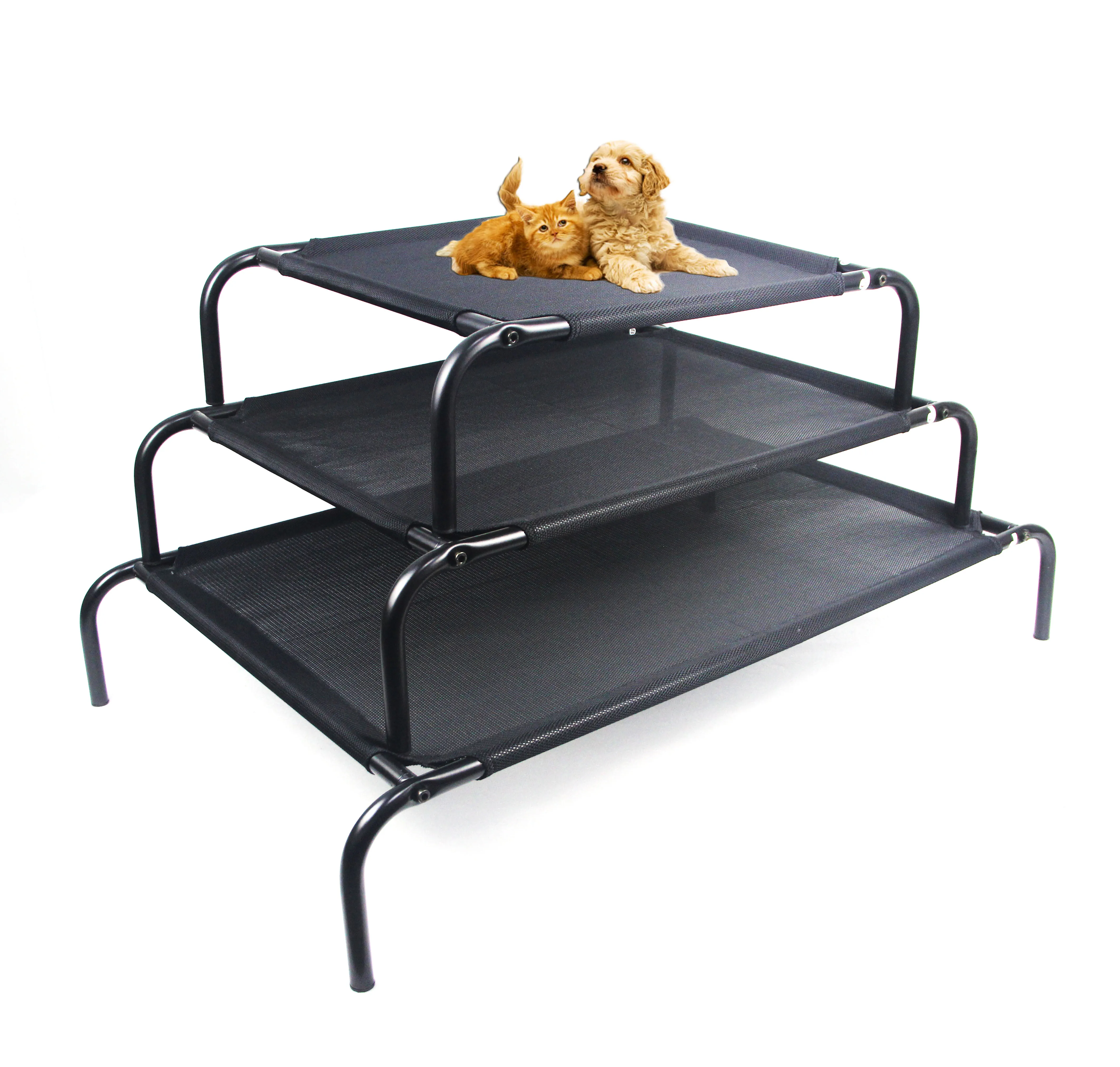 

Cooling Raised Elevated Waterproof Portable Small Large Cat Dog Pet Cot Bed for Camping Beach Outdoor Indoor Use