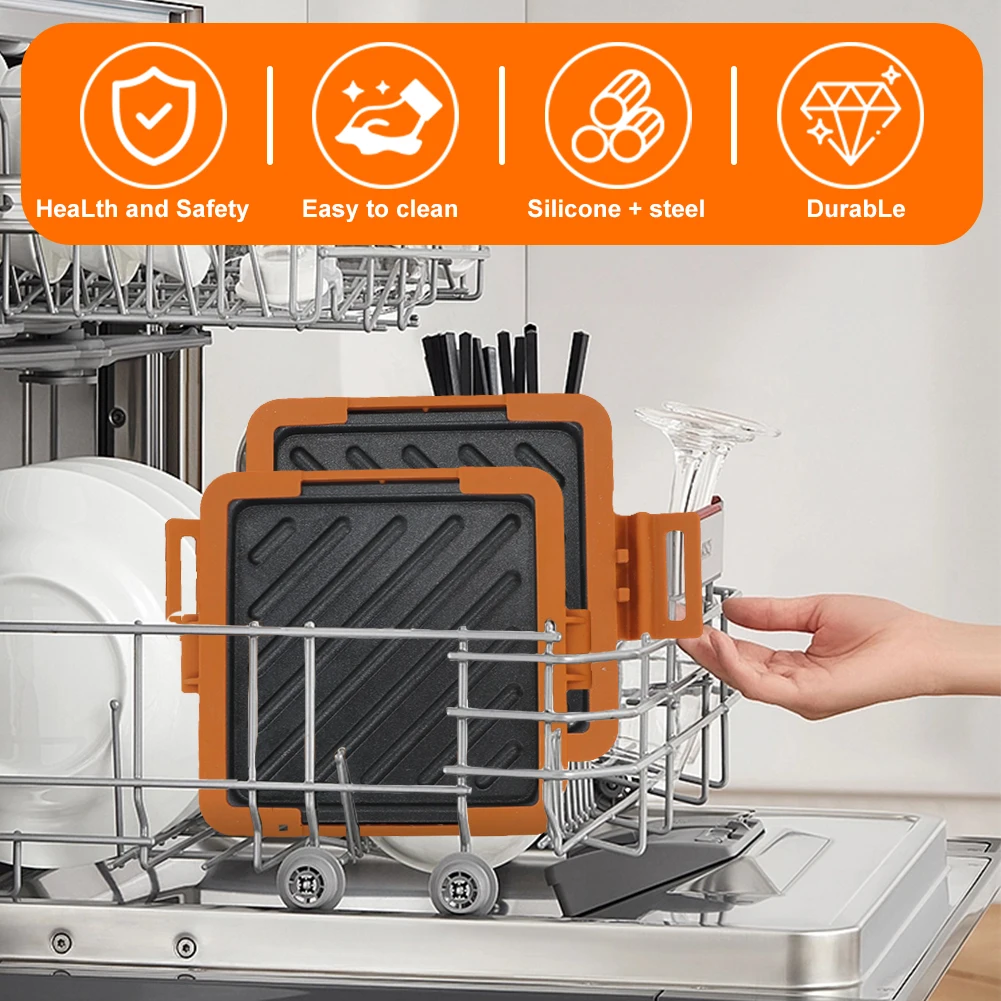 

Microwave Toastie Maker Time Saving Microwave Sandwich Maker Microwave Square Panini Maker for Dessert Sandwiches Breakfast