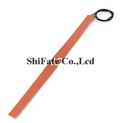 24V 50W Flexible Silicone Rubber Heater Heating Plate Strip 280mm x 20mm
