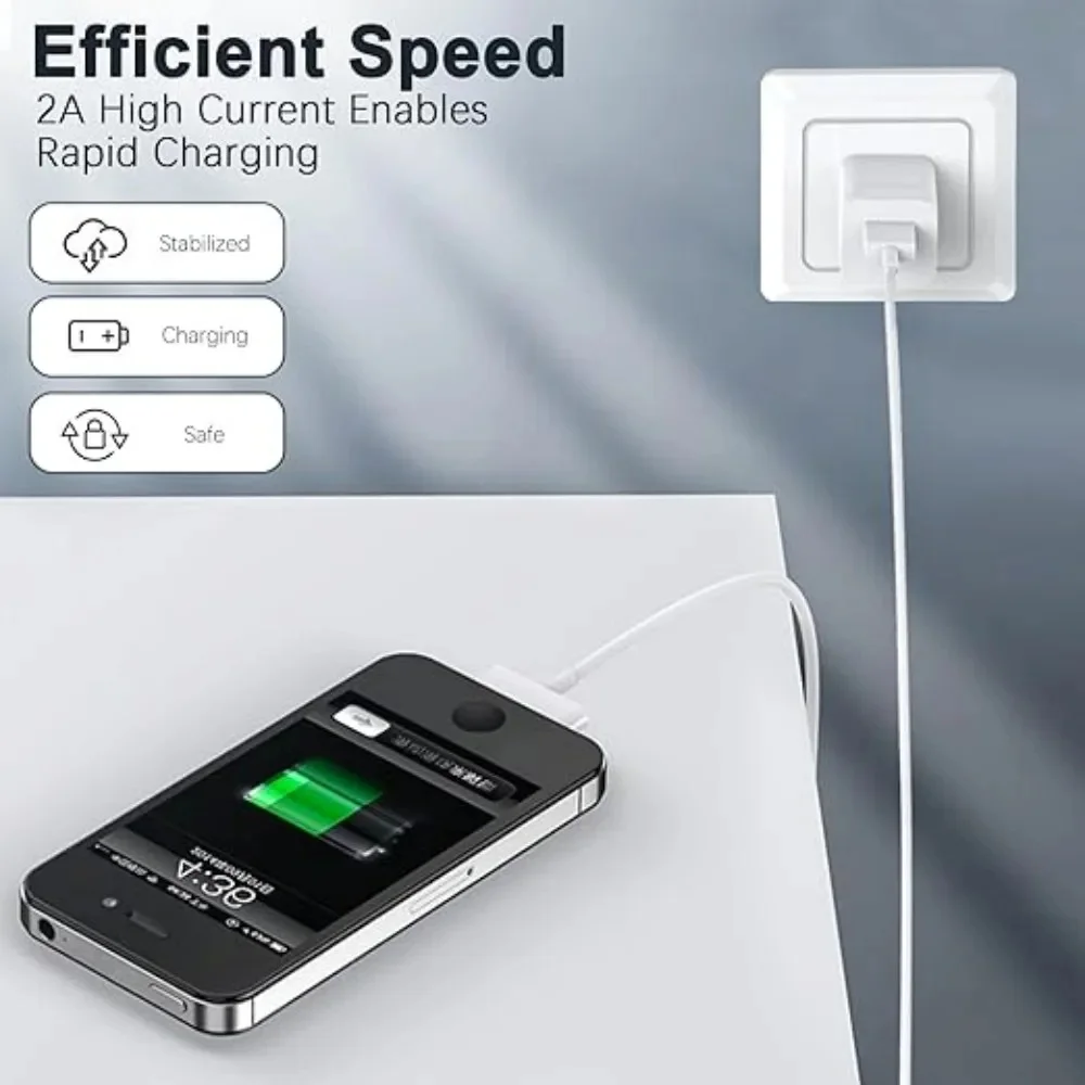 30 دبوس USB كابل الشاحن آيفون 4 4s 3G 3GS آي باد 1 2 3 آي بود محول الملحقات نانو اللمس شحن كابل بيانات شاحن يو اس بي