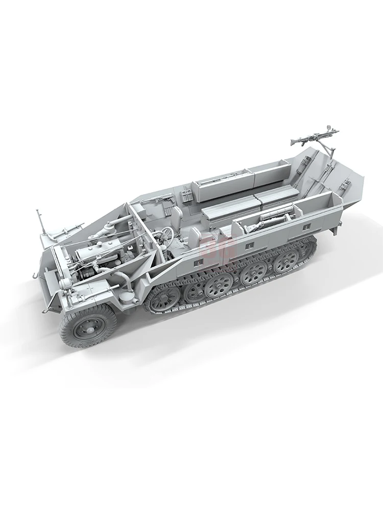 Border assembly model kit BT-041 1/35 Germany 251D semi-tracked armored vehicle movable track