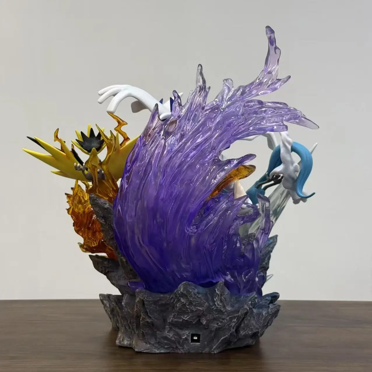 جديد البوكيمون الشكل Lugia الطيور الأسطورية Moltres Articuno أنيمي الشكل 35 سنتيمتر مع ضوء غرفة الديكور عيد الميلاد لعب الاطفال الهدايا #4