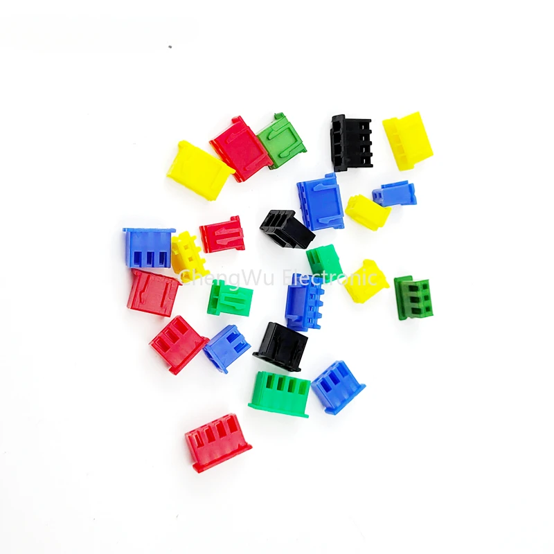 20pcs XH2.54 Housing Connector 2.54mm Pitch Plastics Shell with Multi Color White Blue Black Red Yellow