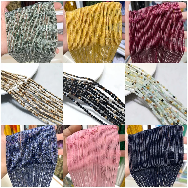 Jewelry Making Store - 3mm natural stone beads granet beads