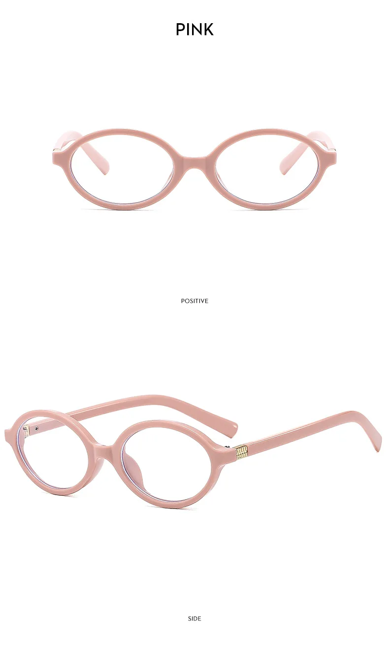 Oval Shape Women's Reading Glasses Frame Luxury Brand Vintage Retro Leopard Eyeglasses Men Anti Blue Light Presbyopia Eyewear