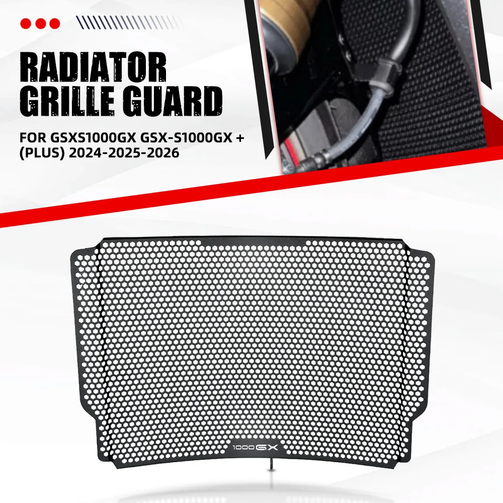 2025-2026 For Suzuki GSX S1000GX GSXS1000 GX GSX-S GSXS 1000 GX GSXS1000GX 2024 Radiator Guard Grill Cover Protector Accessories
