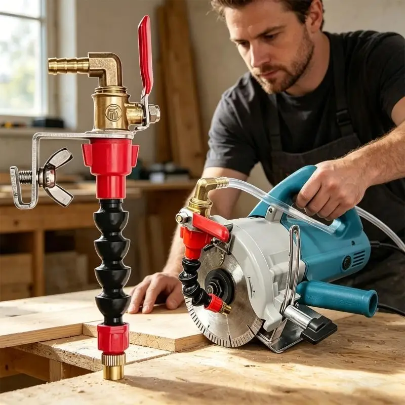 Universeller Wasserdispersionsaufsatz für Schneidemaschinen, 110 V bis 220 V Leistung für effektive Kühlung und Staubmanagement – Detail 7