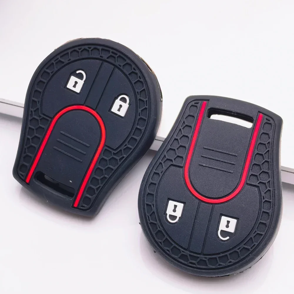For Nissan Cabstar F24 Micra K12 Navara D40 Note E11 NV200 M20 Pathfinder R51 Qashqai J10 Textured Key Cover Full Coverage