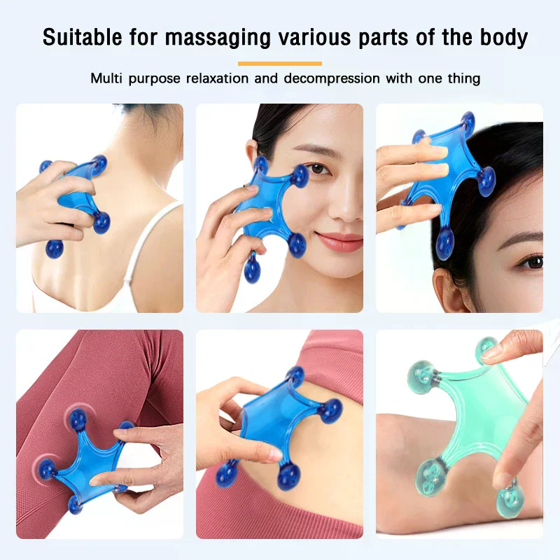 

Полезный 5-шариковый мини-ручной массажер для рук, спины, ног, головы, акупунктурных точек, массажер, инструменты для релаксации, устранения жира Oedema